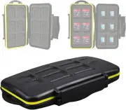 MC-SDMSD24 Ruggard SD Card Case, Micro SD Card Case, Water-Resistant Case for SD