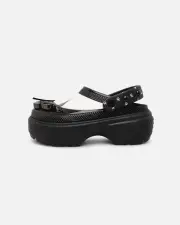 [CROCS] Crocs X Wednesday Addams Stomp Clog Black - Size 5 5 Black