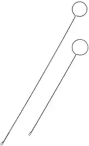 2pcs Sewing Loop Turner Hook Long Tool with Latch for Fabric Tube Straps
