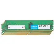 Crucial 64GB (4x 16GB) 3200MHz DDR4 REG ECC DIMM RAM PC4-25600 Server Memory
