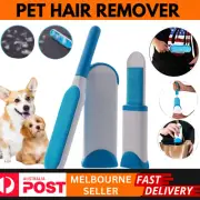 Reusable Furs Pet Hair Lint Brusher Remover Double Side Brush Self-Cleaning Vic