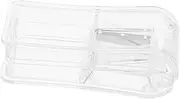 TOKIDNY 2pcs Travel Pill Cutter Organizer for Small Pills Lightweight Portable Medicine Split Tool Transparent Multi-function Storage Case for Daily Use and Travel