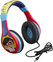 Ryans World Kids Headphones, Adjustable Headband, Stereo Sound, 3.5Mm Jack, Wired Headphones for Kids, Tangle-Free, Volume Control, Foldable, Childrens Headphones Over Ear for School Home, Travel