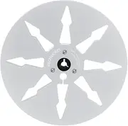 Snblzhef 7 Inch 8 Hole Opener Empty Reel Aluminum Recording Tape Metal Reel forPioneer Analog Audio Recorder Silver
