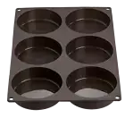 Lurch Germany Flexiform Non Stick Silicone Hamburger Bun Baking Pan Ø 3.9 Inches