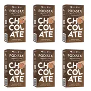 6x 10PK PODiSTA Smooth & Creamy Chocolate Pod Capsules Nespresso Compatible 100g