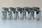 Sockets SAE/Imperial 11pc 5/16" to 1-3/8", 1/2" Drive, Precision Minimax Tools