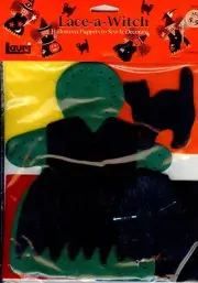 Lauri Lace-a-Witch Halloween Puppets to Sew & Decorate (NEW) LR-2595