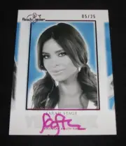 2014 Benchwarmer SARAH STAGE Hot For Teacher YEARBOOK Pink Auto/25 Playboy CSI