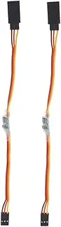 Angoily Aircraft 2 Pcs High Voltage Steering Gear 3v-24v for Universal Signal Inverter Easy Setup
