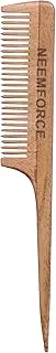 Professional Tail N22 Herbal Oil Treated Kacchi Neem Wood Comb | Wooden Comb For Men, Women | Healthy Scalp, Hair Growth, Hairfall & Dandruff Control