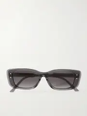 [DIOR Eyewear] DIOR Eyewear - Diorhighlight S21 Rectangular-frame Acetate Sunglasses - Gray - One size One size Gray