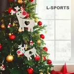 L-SPORTS 木製聖誕掛飾,木製聖誕裝飾品挂件,木製聖誕樹裝飾品