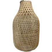 Coastal Boho Beach Rattan bottle shape Home Decor ceiling lampshade