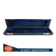 Black Color Advanced 17 Hole Flute Case Hard Wood +Leather Package Case B Foot