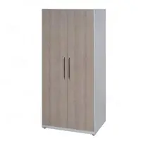 在飛比找momo購物網優惠-【艾蜜莉的家】2.7尺塑鋼楓木色衣櫃 衣櫥 棉被櫃 置物櫃 