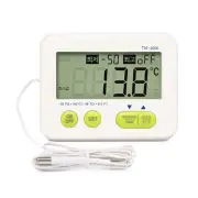 Digital Display Temperature Detector with Probes & Alarm