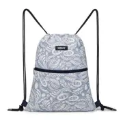 Drawstring Backpack String Bag Sackpack Cinch Water Resistant Nylon for Gym S...