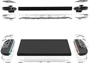 Ninten-do Switch 2 (2025) Compatible Case, PC Material [YEZHU 2025 New Release] Prevents Yellowing, Thin, Lightweight, Shock Absorption, Scratch Prevention, Protective Bumper, Partition Type,