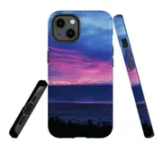 For Apple iPhone 13 Case, Armour Back Cover, Sunset At Henley Beach