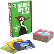 GINGER FOX Hands Off My Pecker Tabletop Animal Fun Playing Card Game 16y+