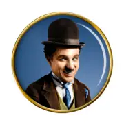 Charlie Chaplin Pin Badge