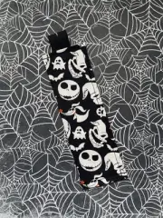 Nightmare Scare Skeleton Cotton Bookmark