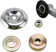 Lawn Mower Heads, Lawn Mower Spare Parts, Replacement Gear Head for 4X Lawn Mower, Precise Fit Brushcutter Reducer Brush Cutter Brush Cutter Iron Gear for Arb