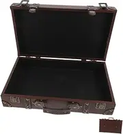 GLEAVI Retro Suitcase for Clothing Storage Vintage Style Trunk for Home and Travel Multi-functional Antique Props Container and Spacious Design