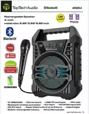 Fully Powered 700 Watts Bluetooth Portable Multimedia Speaker - FREE MICROPHONE