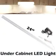 Kitchen UNDER CABINET LED LIGHT CLOSET COUNTER WORKSHOP 5000K + UL POWER SUPPLY