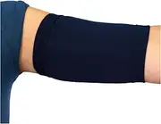 Linphelle Coverpicc - Upper Arm Cover for Picc Line, Soft Microfiber Arm Sleeve, Ideal for Picc Line, Glucose Sensor, Tattoo or Wounds, Blue, Size Medium