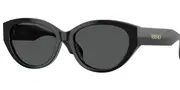 Versace VE4495D Asian Fit GB1/87 Women’s Sunglasses Black Size 56