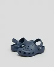 [Crocs] Crocs Toddlers' Classic Clogs Shoes in Navy 0 Navy