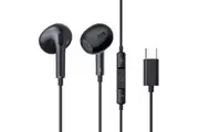Baseus Encok CZ17 Semi-In-Ear Wired Earphones USB Type-C Earbud Wired w/ Mic Control - Black