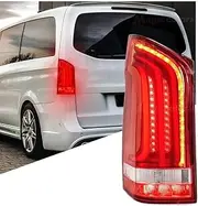 Compatible With Benz Vito V-Class W447 2015 2016 2017 2018 2019 2021 2022 LED Car Tail Lamps Brake Turn Signal Rear Fog Lights 12V(One Left Only)