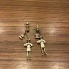 New CHANEL Earrings CHANEL Earrings Gold Coco