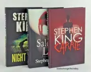 CARRIE, SALEM'S LOT, NIGHT SHIFT by STEPHEN KING Set of 3 Deluxe Hardcover NEW