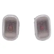 2Pcs Car Fender Light Side Marker Turn Signal Lamp for Vios Axp4 Scp4 2002-2006 for Corolla 2004-20[HsSs] white shell