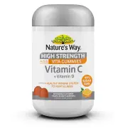 Nature's Way Adult Vita Gummies High Strength Vitamin C + Vitamin D Pastilles X 65