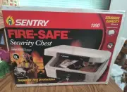 Sentry 1100 Portable Fire Safe Security Box Chest Lockbox w/ Keys Brand New