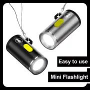 Mini Led Flashlight No Need Battery Design COB Type-c Powered Cold White Working