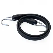 21" Rubber Tarp Straps - Box of 50 Crimped Natural Rubber Bungee Straps