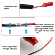 50Pcs Heat Shrink Solder Sleeve Waterproof Seal Wire Splice Connector Tube K PB