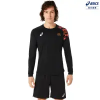 在飛比找momo購物網優惠-【asics 亞瑟士】長袖上衣 男款 排球 上衣(2051A