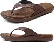 [KuaiLu] Flip Flops For Women Ladies Orthotic Yoga Mat Cushion Sandals Dressy Womans Lightweight Summer Slip On Beach Thong Sandles with Comfortable Arch Support (US Size 5-12)