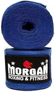 Morgan Cotton Boxing Hand Wraps 180Inch - 4M Long (Pair)