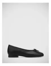 [Wittner] Alaskan Leather Ballet Flat in Black
