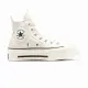 【CONVERSE】Chuck 70 De Luxe Squared 男鞋 女鞋 白色 高筒 厚底 休閒鞋 A06436C