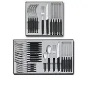 Victorinox Cutlery Modern Table Set (Black) - Set of 12
